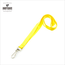 Индивидуальный желтый цвет с пустым полиэфирным шнуром с металлическим крючком